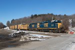 CSXT 2514 Leads L053-19 at Danville Jct.